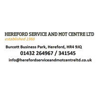 Hereford Service and MOT Centre Ltd in Hereford