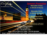 Comfort Chauffeurs in London