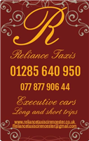 Reliance Taxis Cirencester in Cirencester