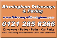 Paving and Driveways Birmingham in Birmingham