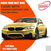 Airport Taxis in Odiham in Hook