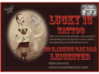 Lucky 13 Tattoo in Leicester